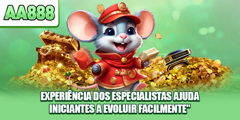 Experiência dos especialistas ajuda iniciantes a evoluir facilmente