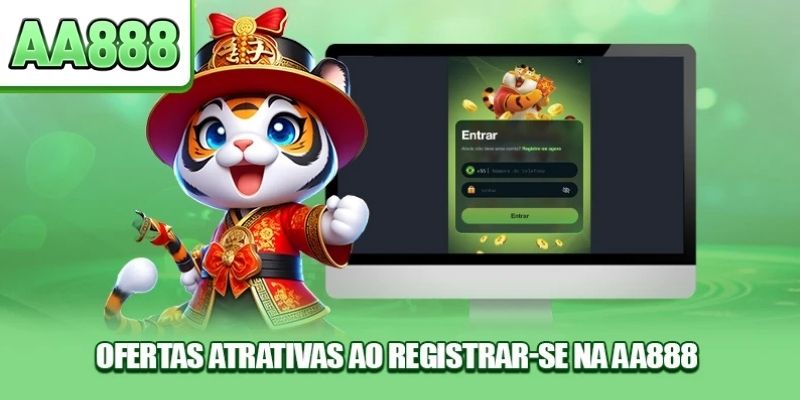 Ofertas atrativas ao registrar-se na AA888